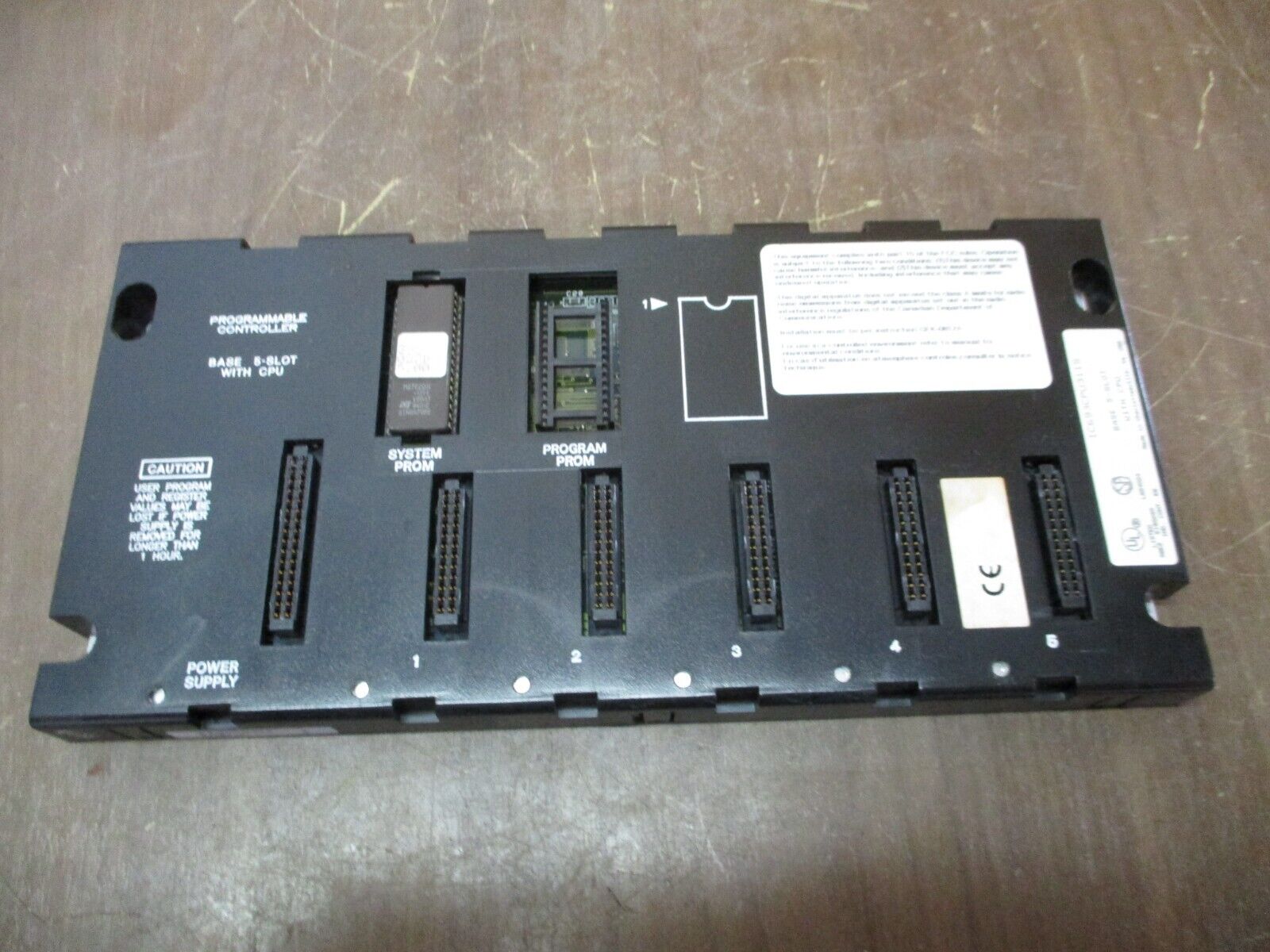 GE Fanuc Base IC693CPU311S 5-Slot w/ CPU Used