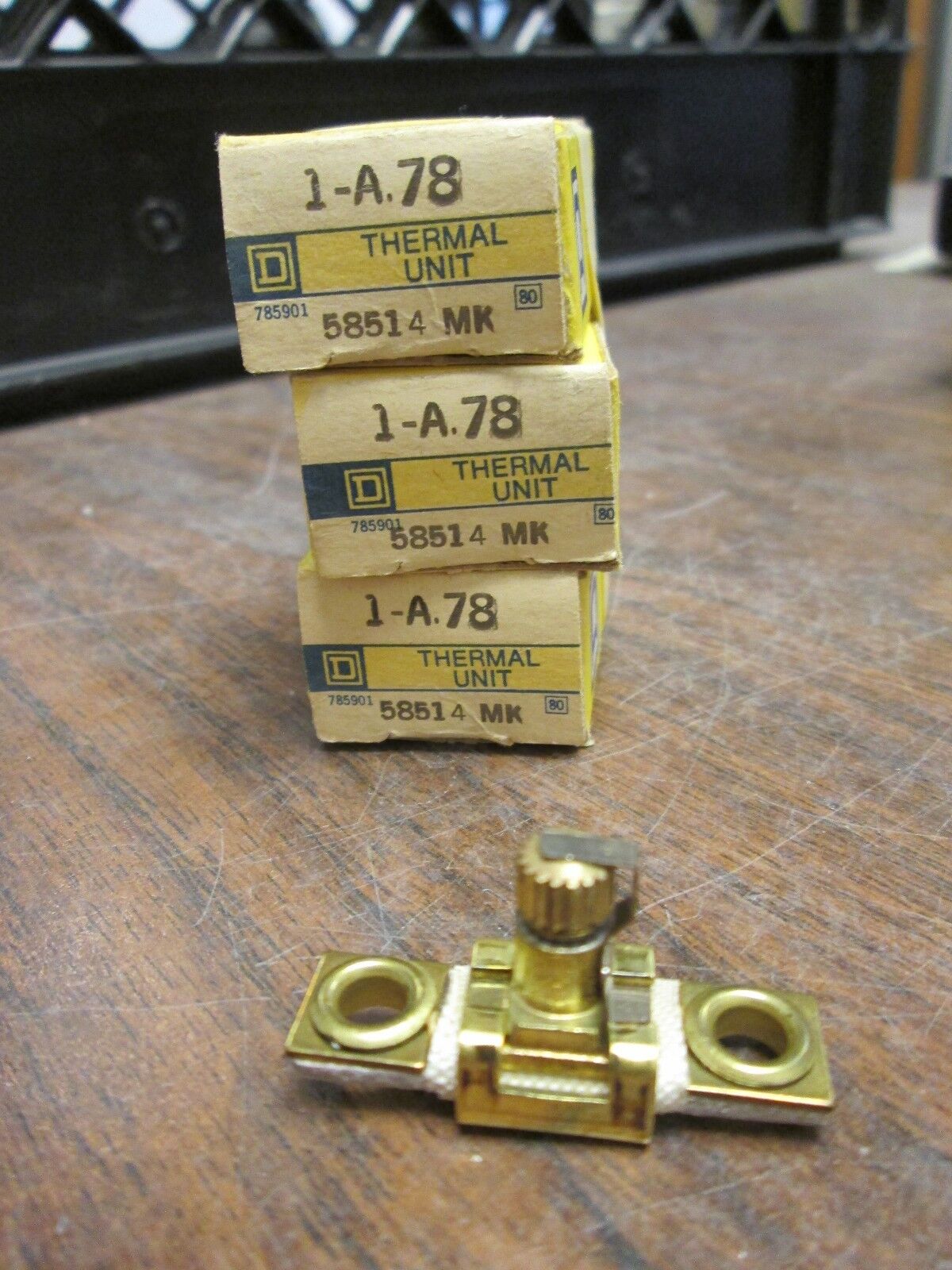 Square D Overload Relay Thermal Unit A.78 Lot of 3 New Surplus