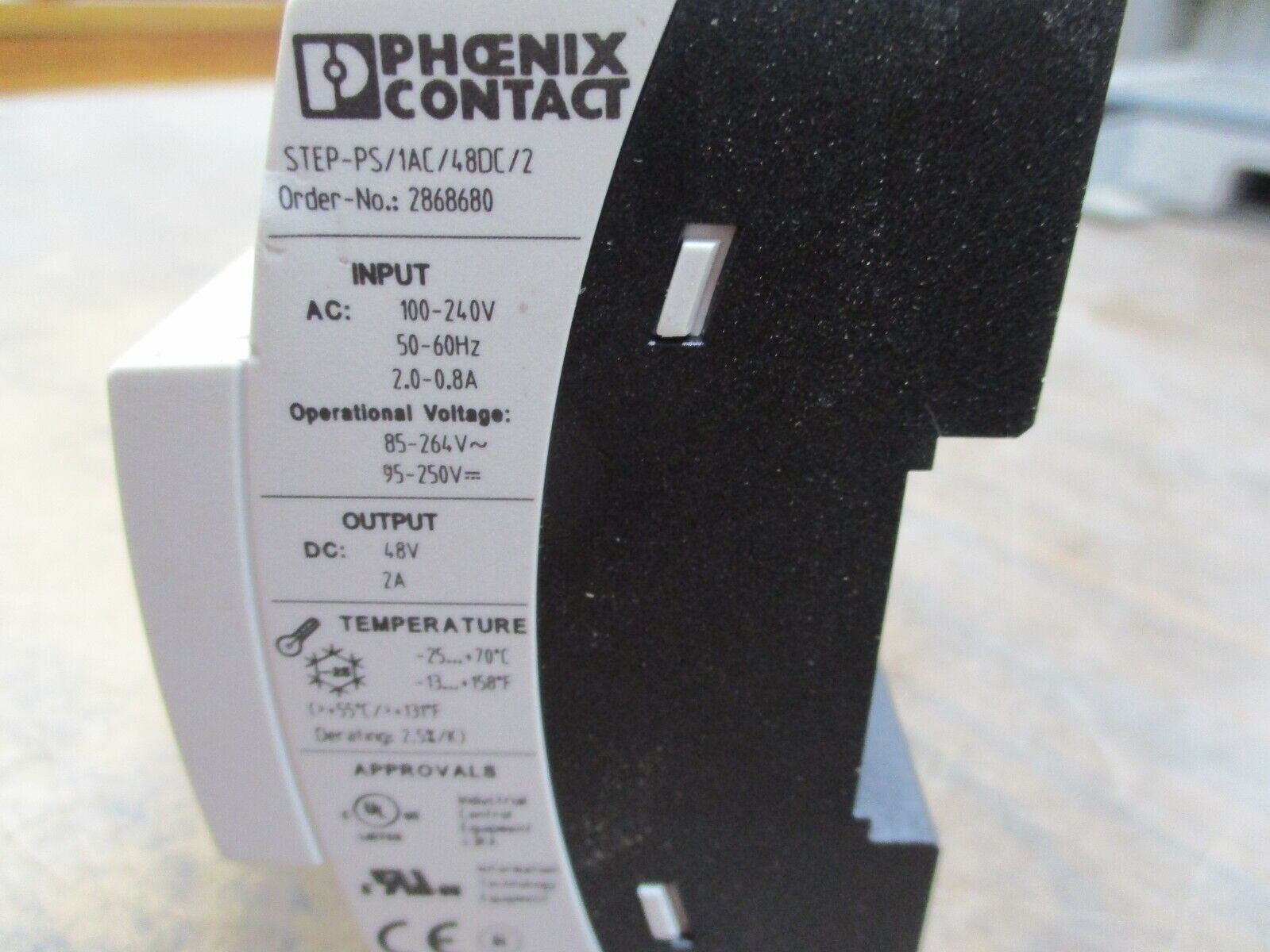 Phoenix Contact Power Supply STEP-PS/1AC/48DC/2 Used