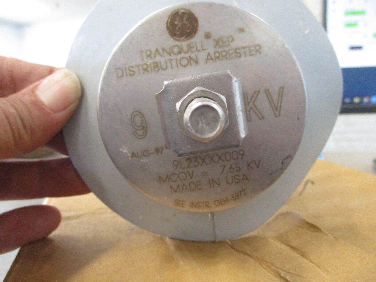 GE Tranquell XEP Polymer Distribution Arrester 9L23XXX009 9kV New Surplus