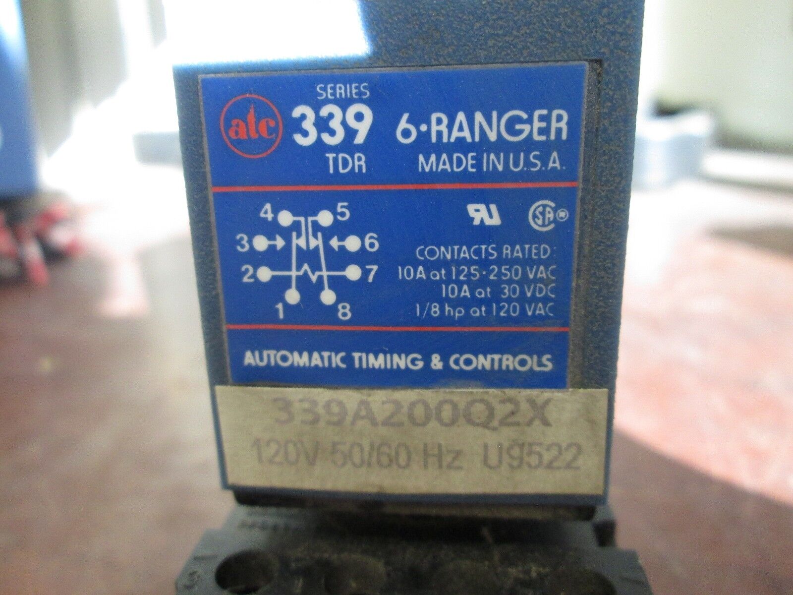 ATC 6-Ranger Timer 339 TDR Range 1sec to 10hr Used