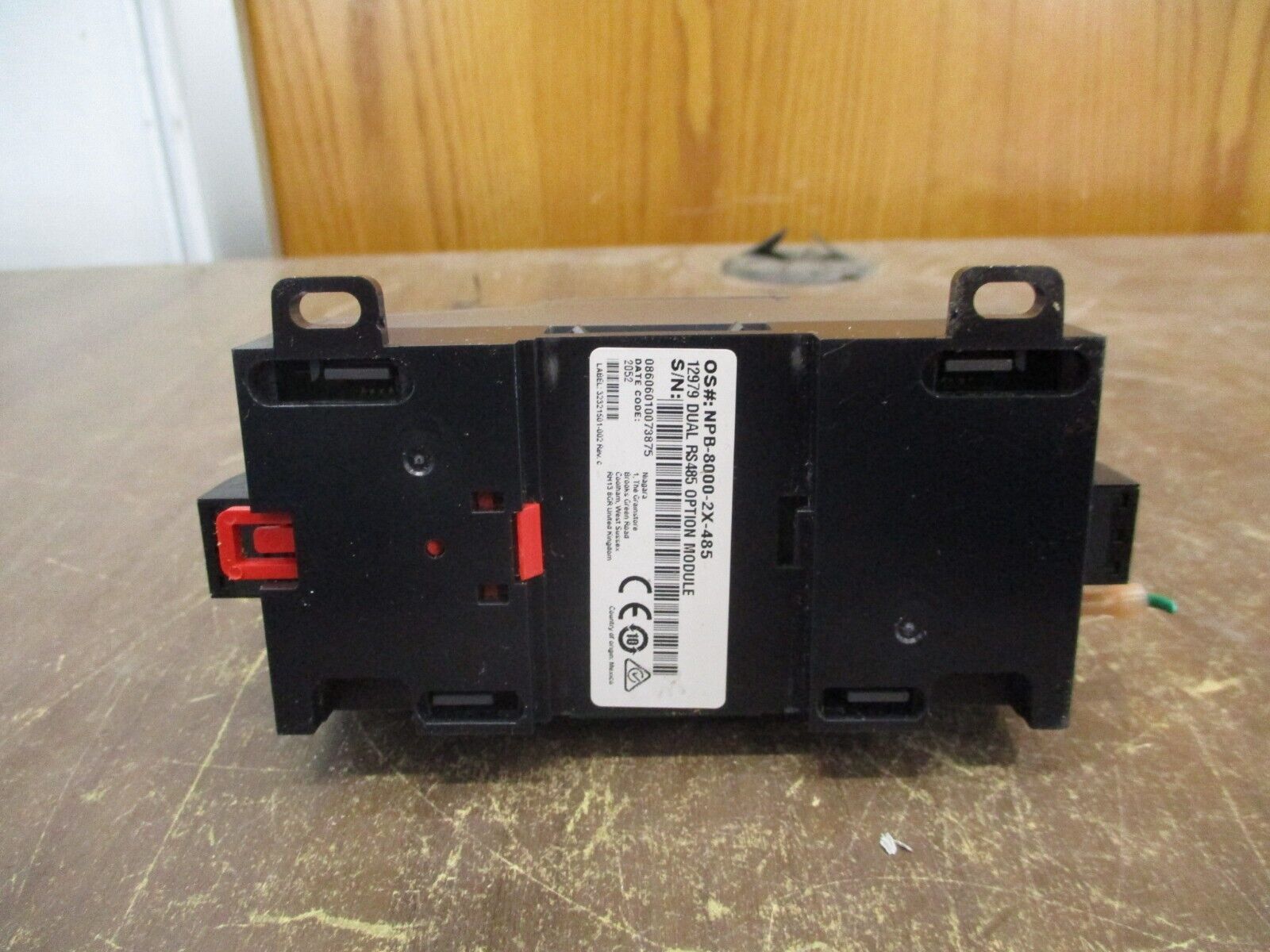 Niagara RS232 Option Module 12979 OS #: NPB-8000-2X-485 Used