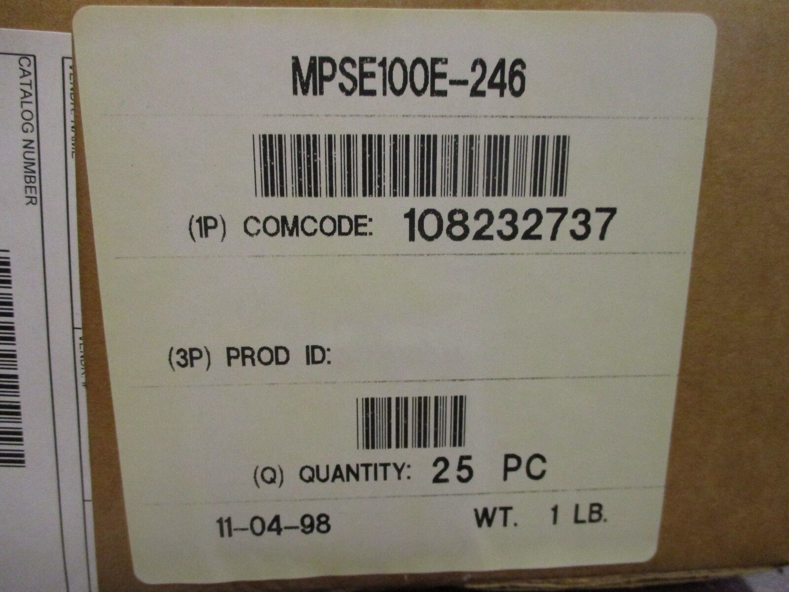 Lucent Technologies 1-Port CAT5 Jack MPSE100E-246 Ivory *Box of 25* New Surplus