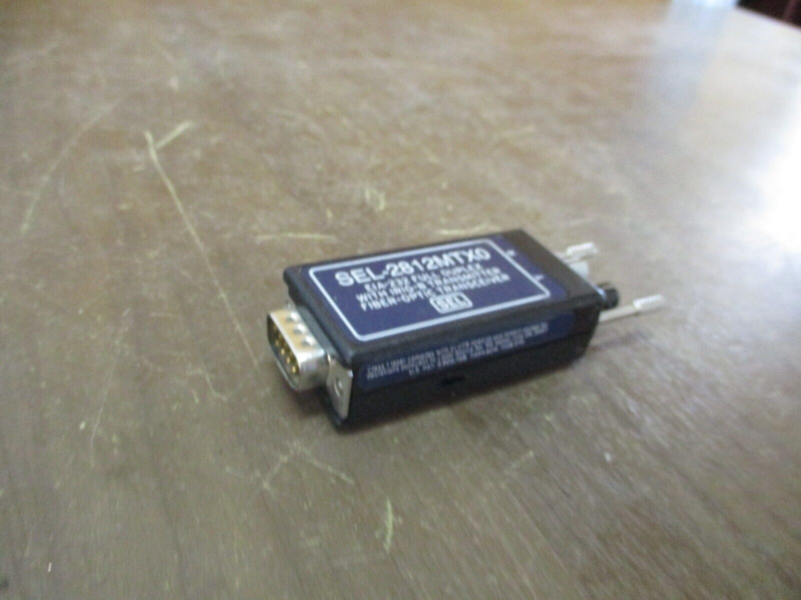 SEL Fiber-Optic Transceiver SEL-2812MTX0 EIA-232 Full Duplex Used