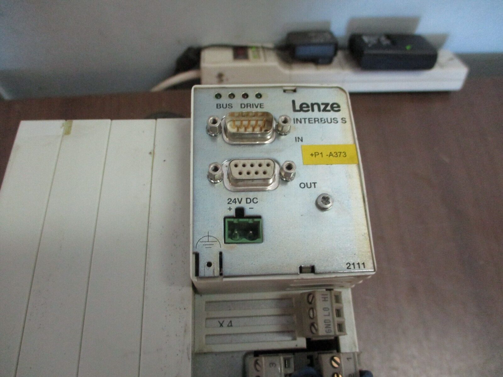 Lenze Servo Drive EVF9326-EV w/ Interbus S Module *Missing X7 Port* Used