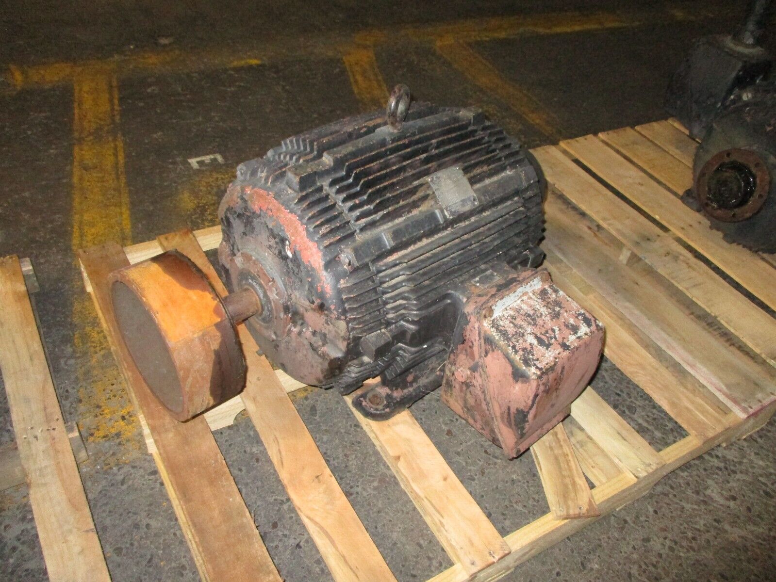 Westinghouse AC Motor 71C17895 40HP 460V 55A 60Hz 3Ph Used