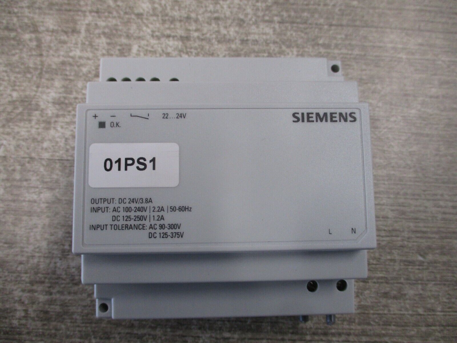 Siemens Switching Power Supply SGP100W-24V Rev.00