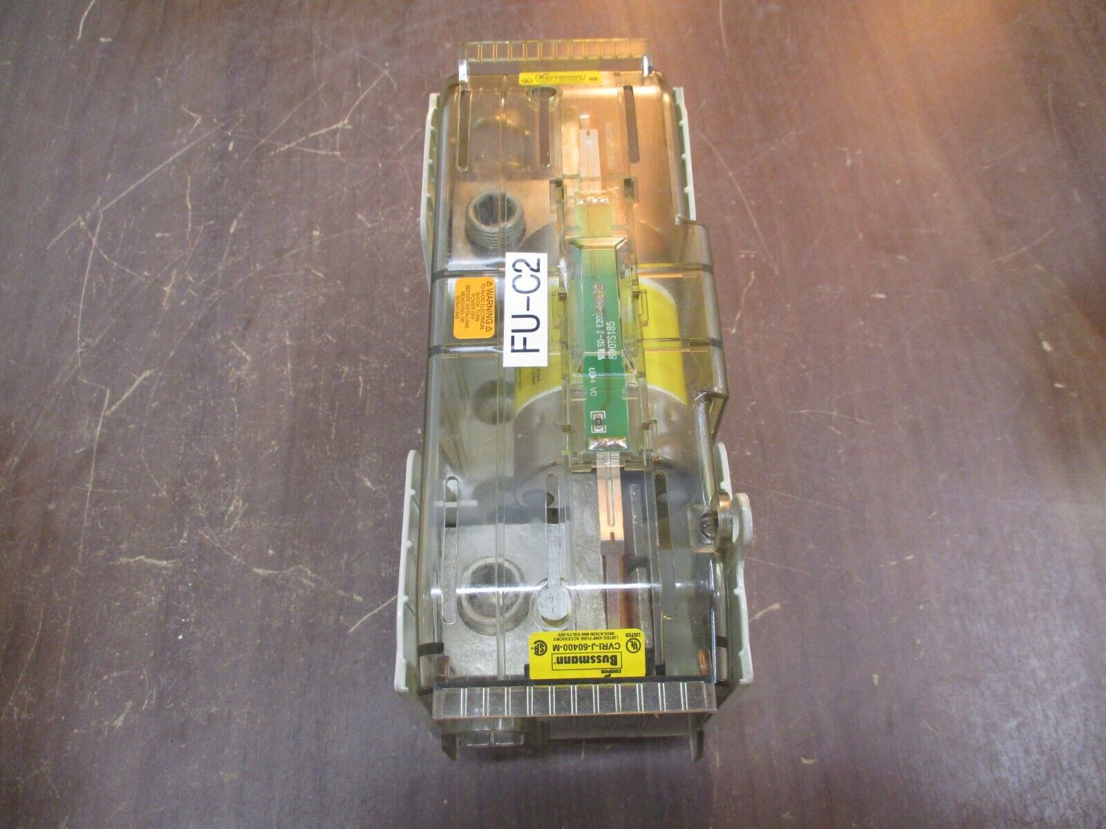 Cooper Bussmann Fuse Block JM60400-3CR 400A 600V 3P w/ (3) 350A Fuses Used