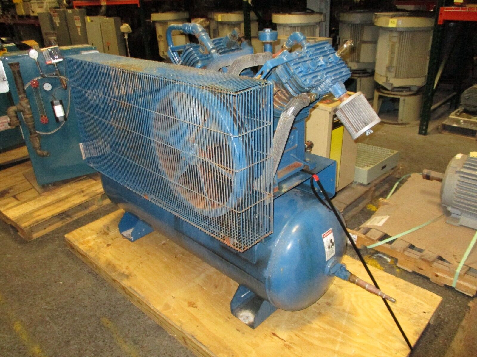 Quincy Compressor QC07508S00005 7.5HP 80-Gallons 208-230/460V 3Ph Used