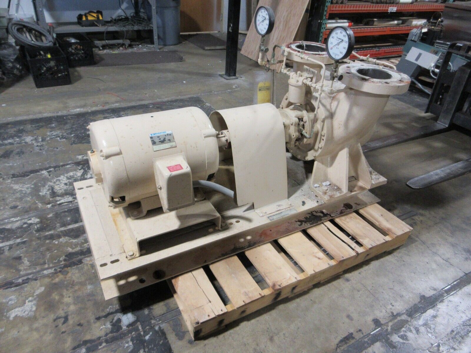 Bell & Gossett 6X6X12 Pump VSC-S 10-3/4 BFW RHR Q6290 30HP 1750RPM 540GPM Used