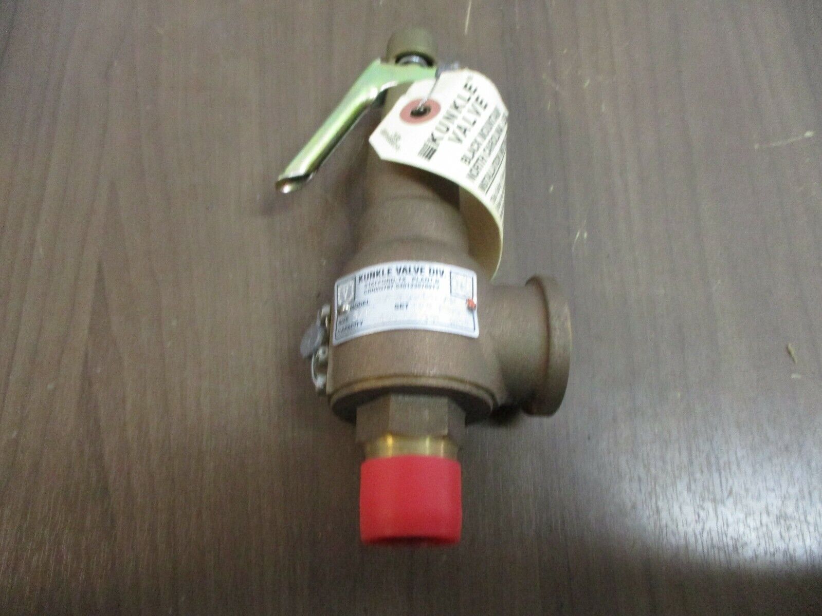 Kunkle Safety Relief Valve 6010EDM01-AM Size: ¾" Set: 125PSIG New Surplus