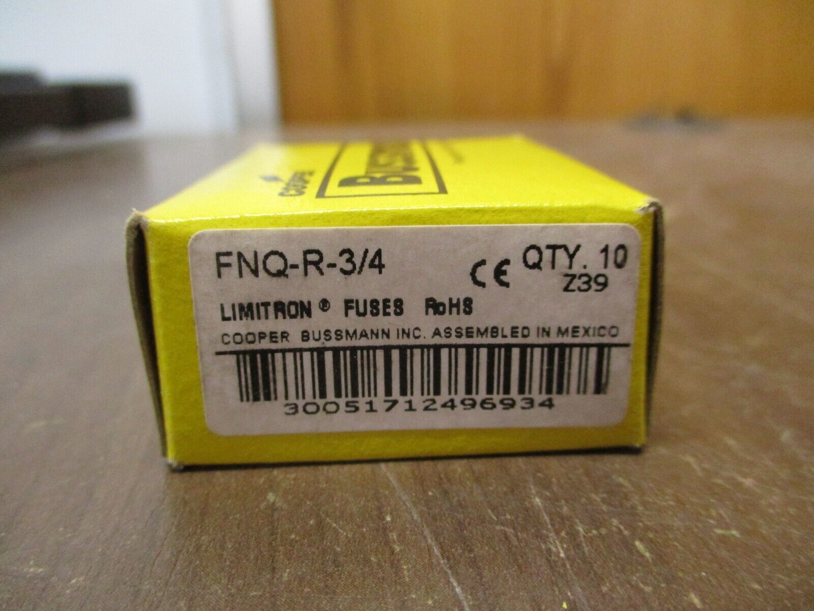 Cooper Bussmann Limitron Fuse FNQ-R-3/4 0.75A 600V *Box of 10* New Surplus