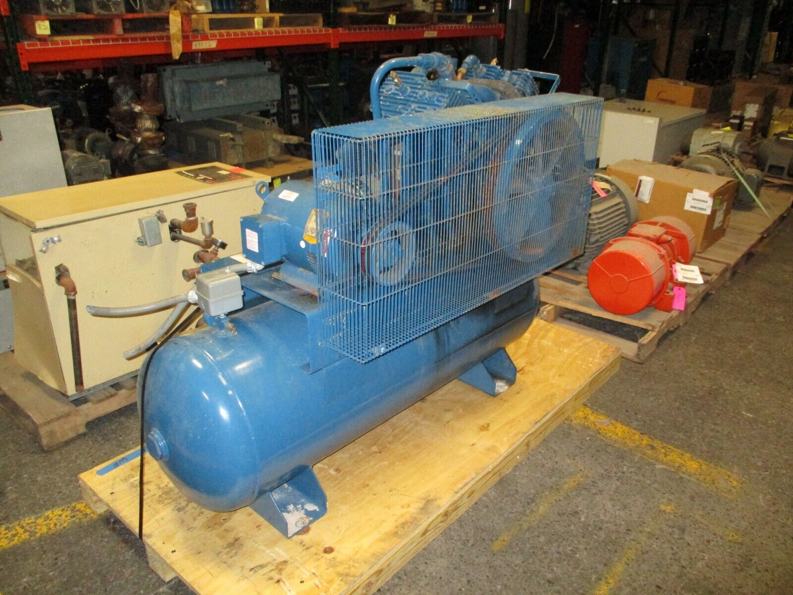 Quincy Compressor QC07508S00005 7.5HP 80-Gallons 208-230/460V 3Ph Used