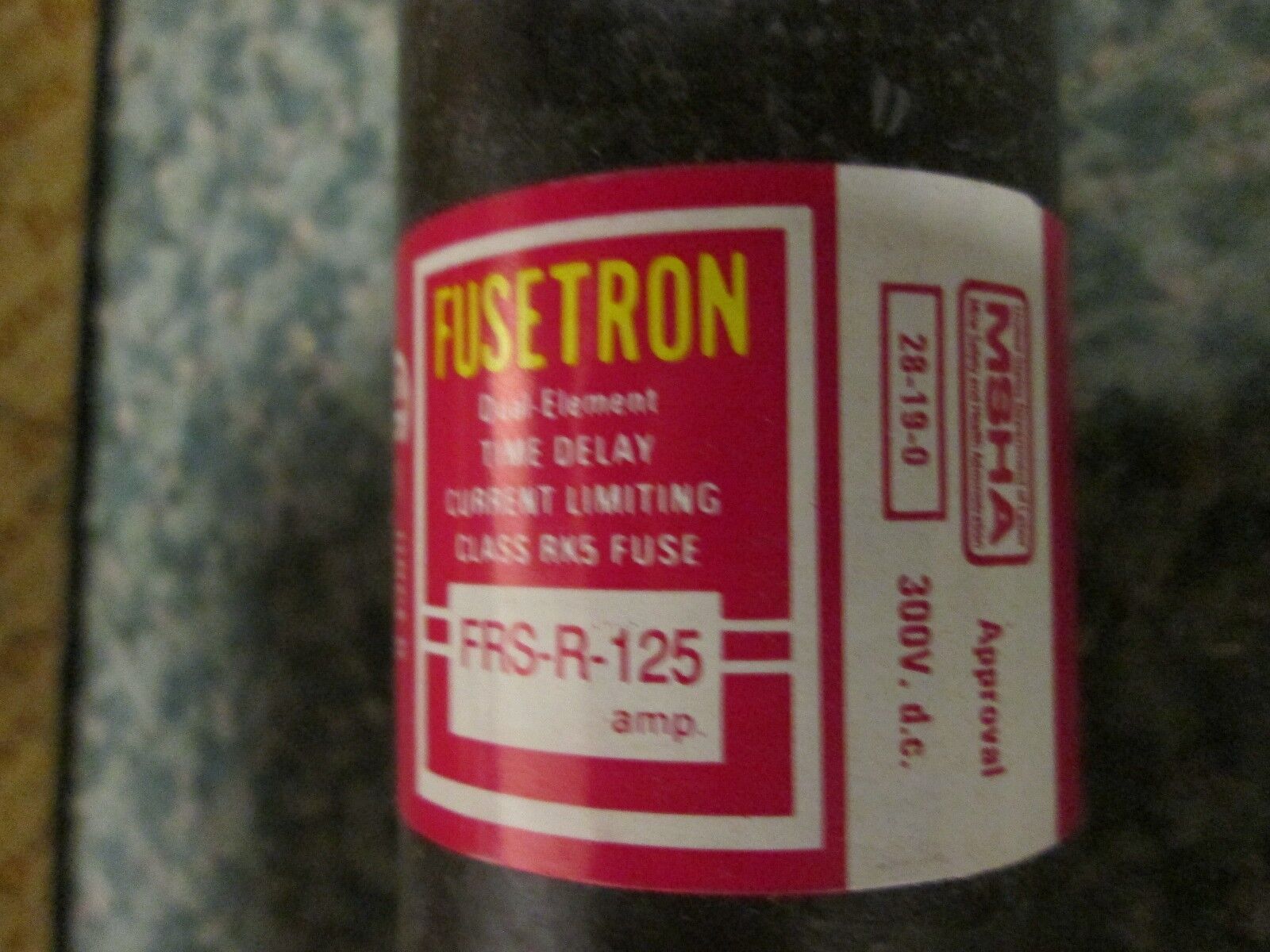 Bussmann  Fusetron Fuse  FRS-R-125  600V  125A  New Surplus