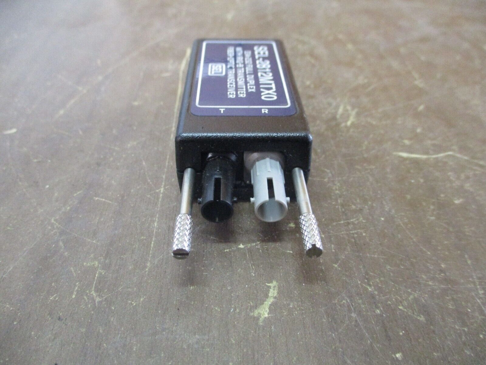 SEL Fiber-Optic Transceiver SEL-2812MTX0 EIA-232 Full Duplex Used