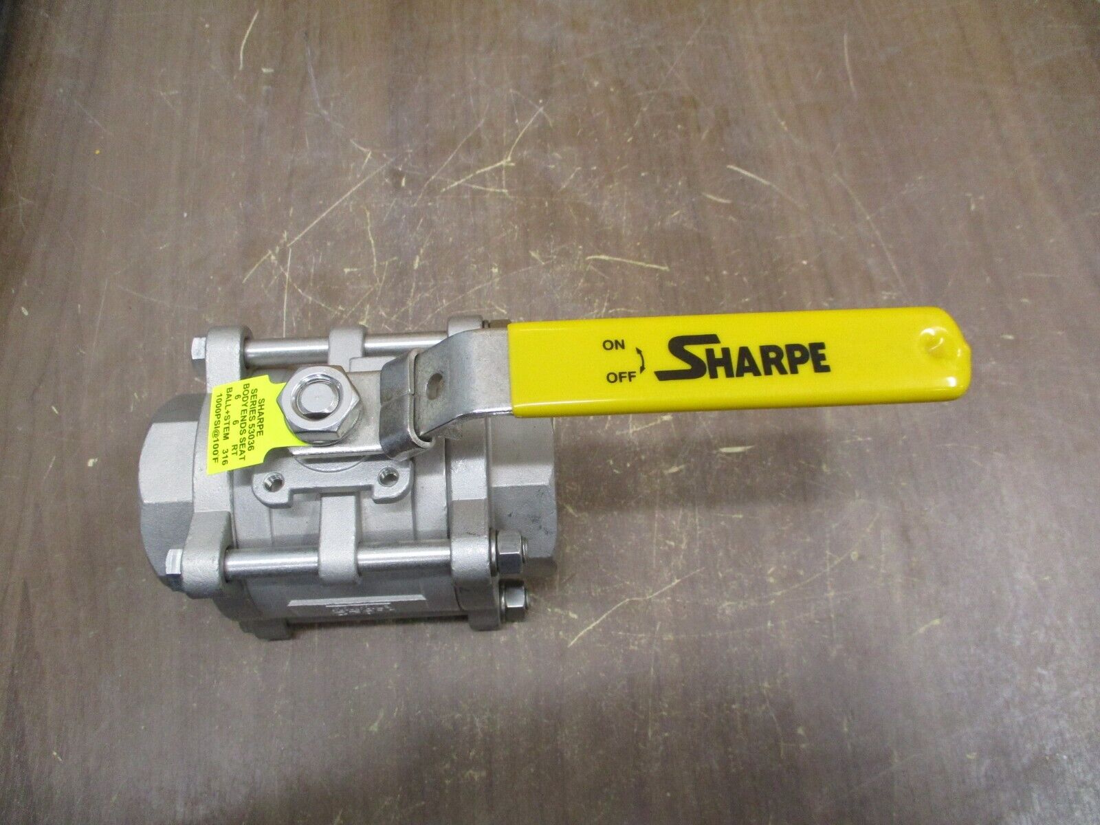 Sharpe Series 53036 Stainless Steel Ball Valve SV53036TE024 Size: 2 1/2" Body: 6