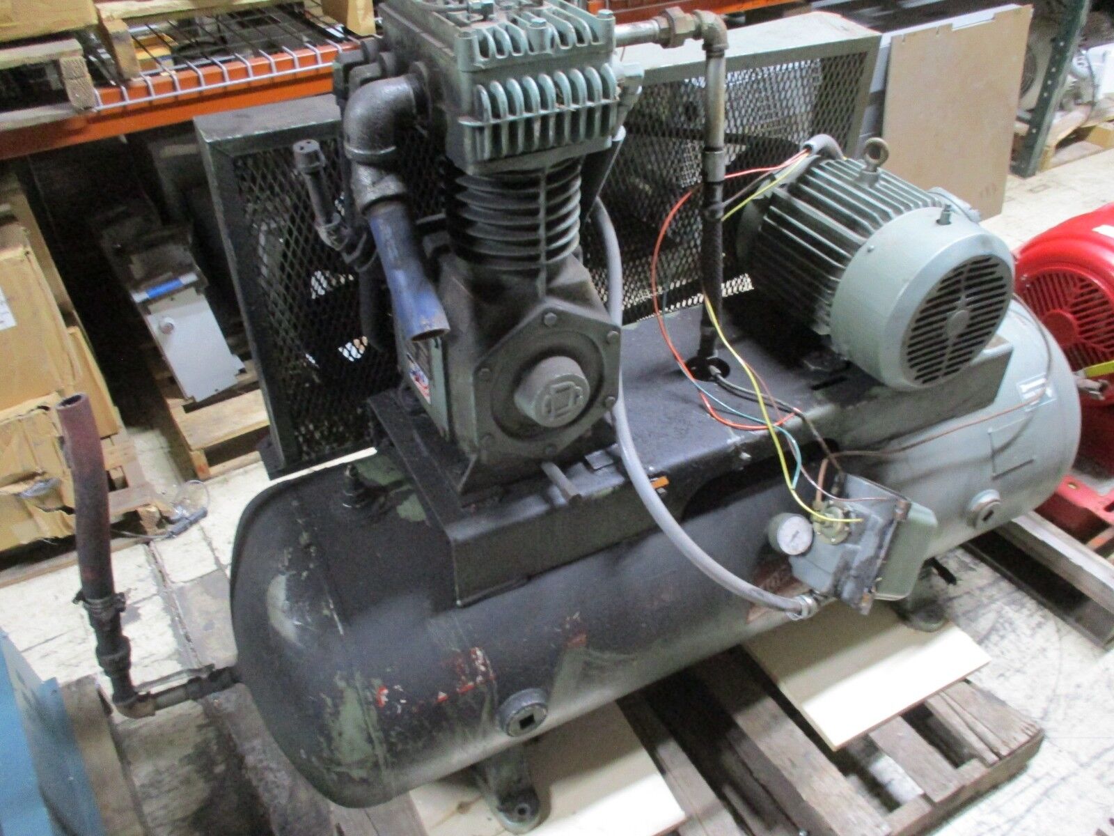 Cooper Industries Compressor ASKAAC 7.5HP 80 W.C. Tank Used