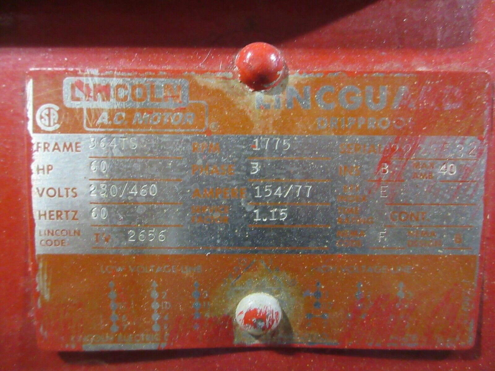 Peerless Pump Centrifugal Pump 4ABF17 60HP 750GPM 1770RPM Used