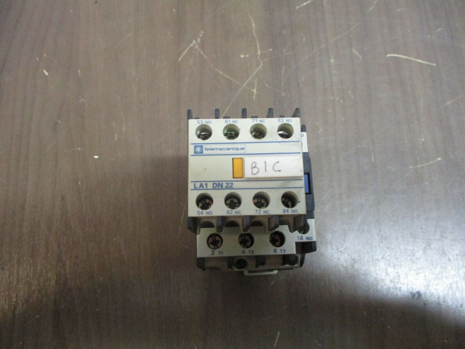 Telemecanique Contactor LC1 D3210 120V Coil 50A 600V w/ Aux Contact Block Used