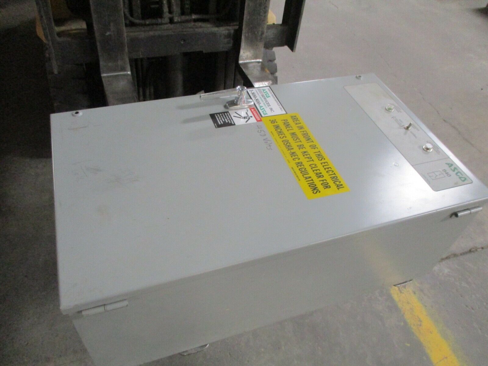 Asco Series 940 Automatic Transfer Switch 94033097C 30A 480Y/277V 60Hz Used