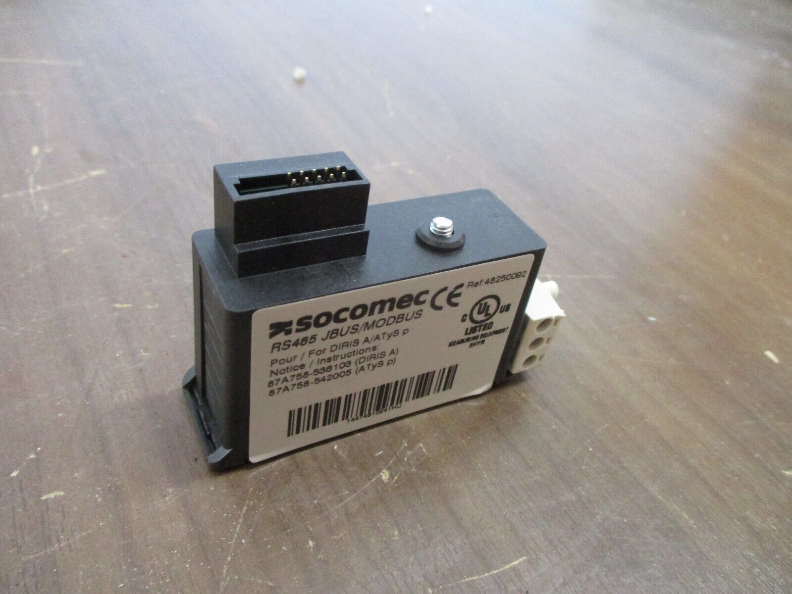 Socomec RS485 JBUS/ Modbus Module 48250092 For DIRIS A/ATYSP Used
