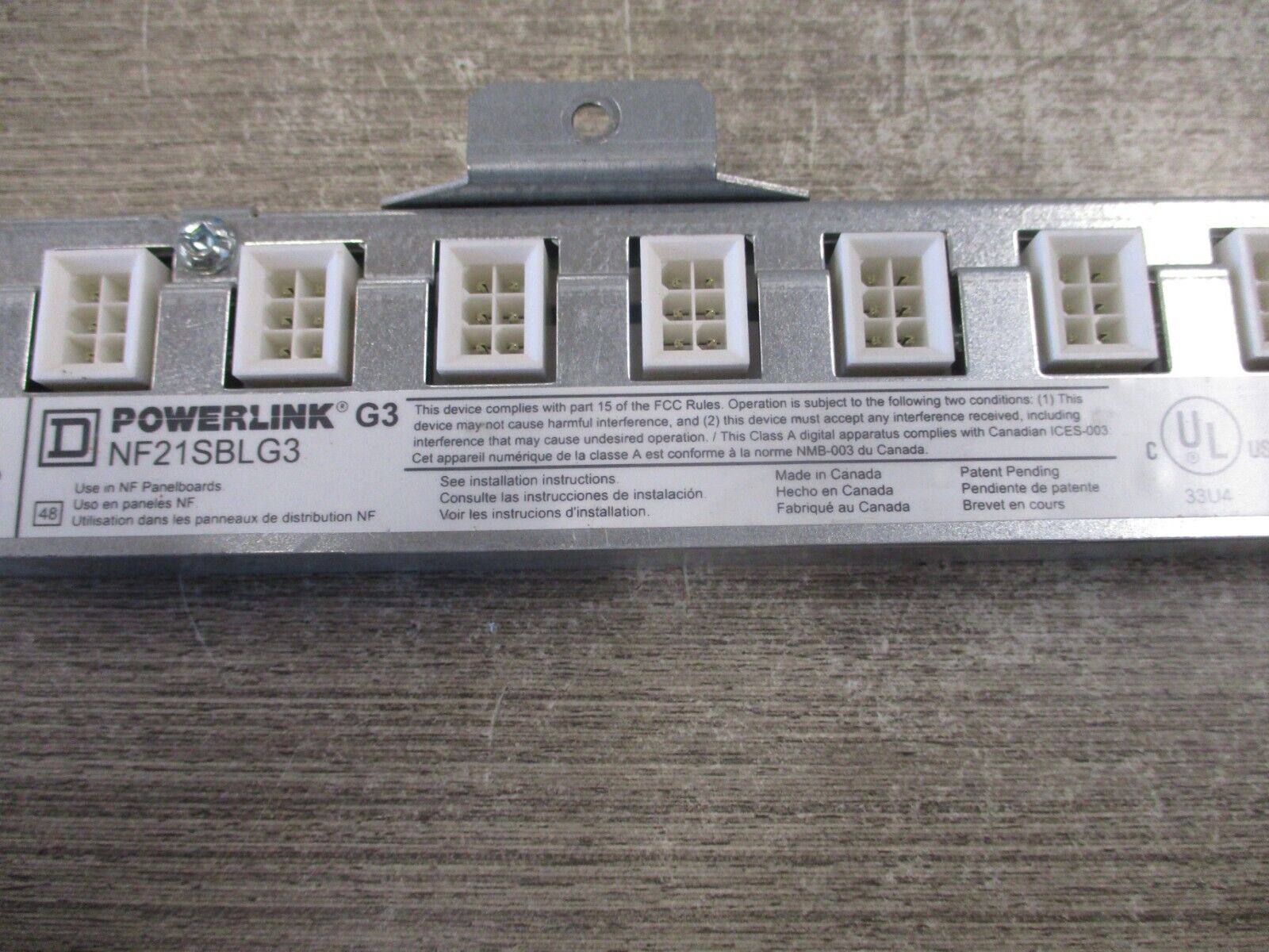 Square D Powerlink G3 Circuit Control Bus NF21SBLG3 Used
