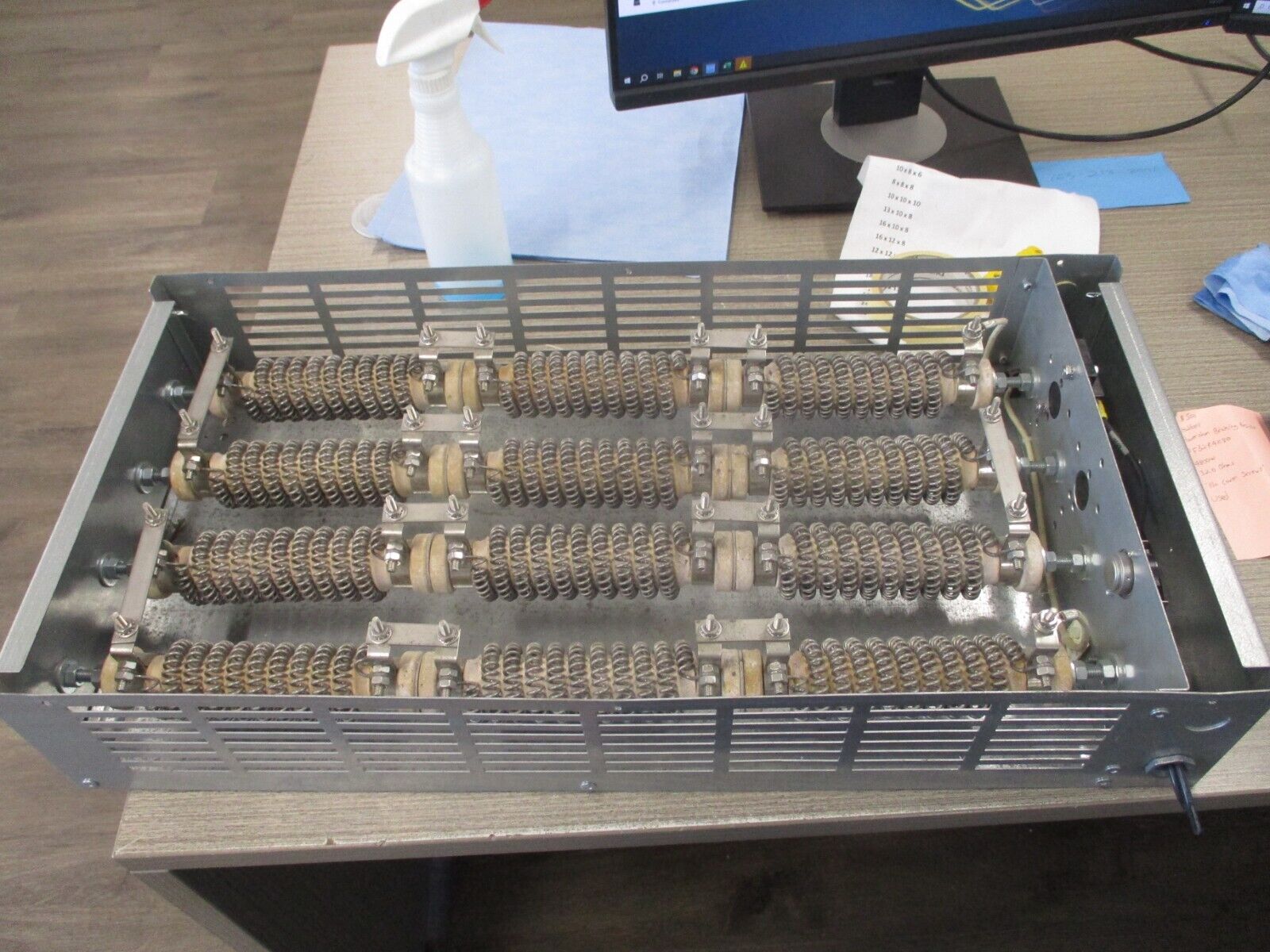 Hubbell Powerohm Braking Resistor PF32R4K80 4800W 32.0 Ohms *No Cover Screws*