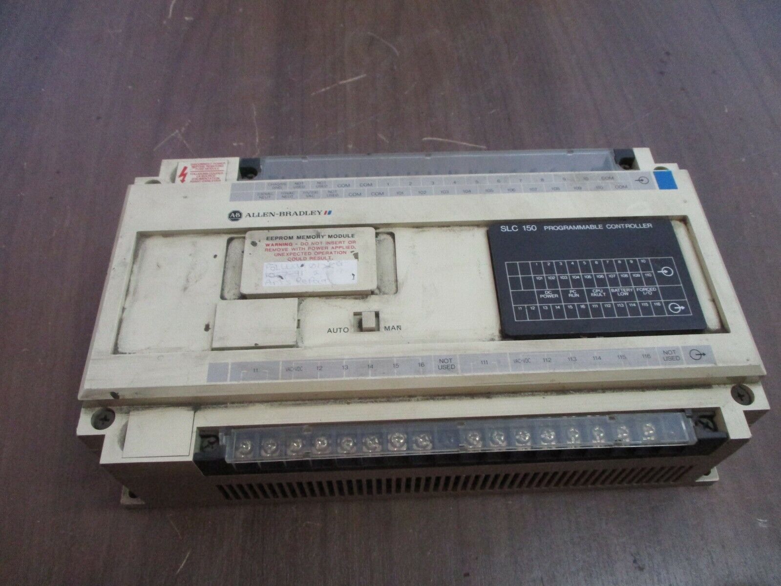 Allen-Bradley SLC 150 Processor Unit 1745-LP153 Ser. C FRN: 6 Used