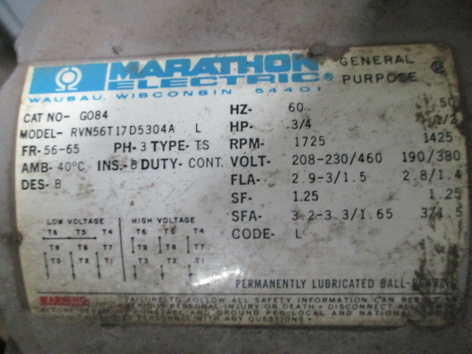 Ingersoll-Rand 2-Stage Air Compressor 2-CA2C7 3/4HP x 2 150PSI 208-230/460V Used