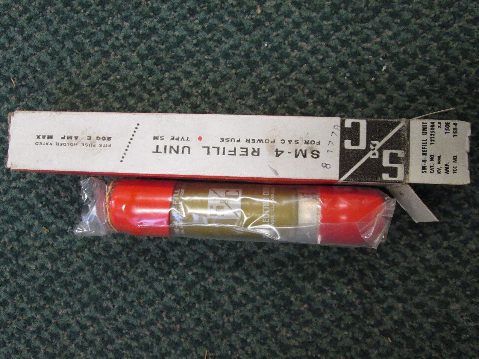 S&C SM-4 Refill Unit 121250R4 7.2KV 150E