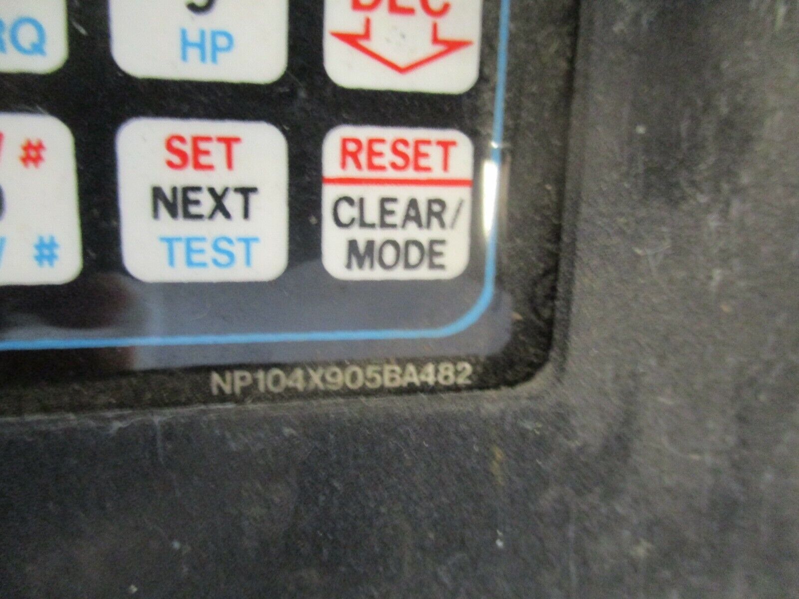 GE Keypad NP104X905BA482 Used