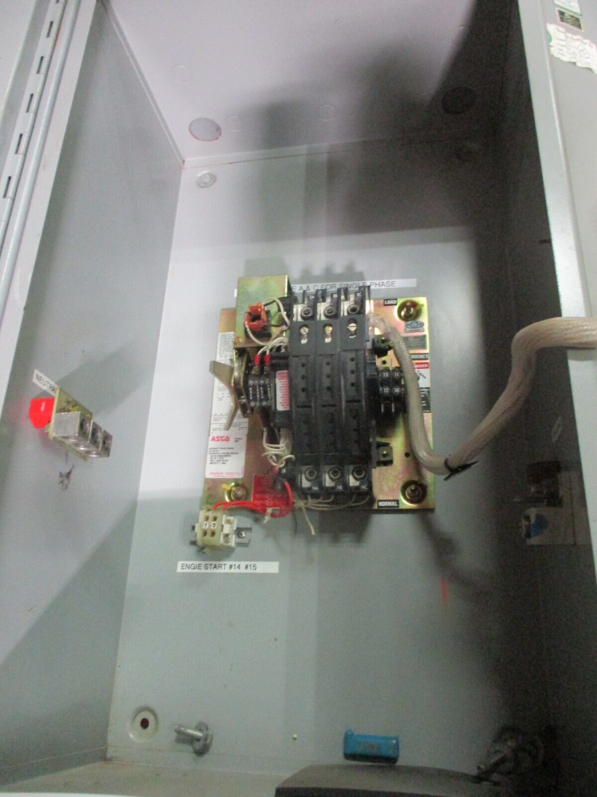 Asco 940 Automatic Transfer Switch C940315097XC 150A 480Y/277V 60Hz Used