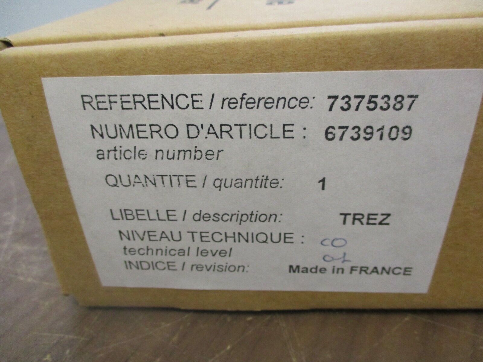 MGE TREZ Control Board 6739109 Rev. C0 New Surplus