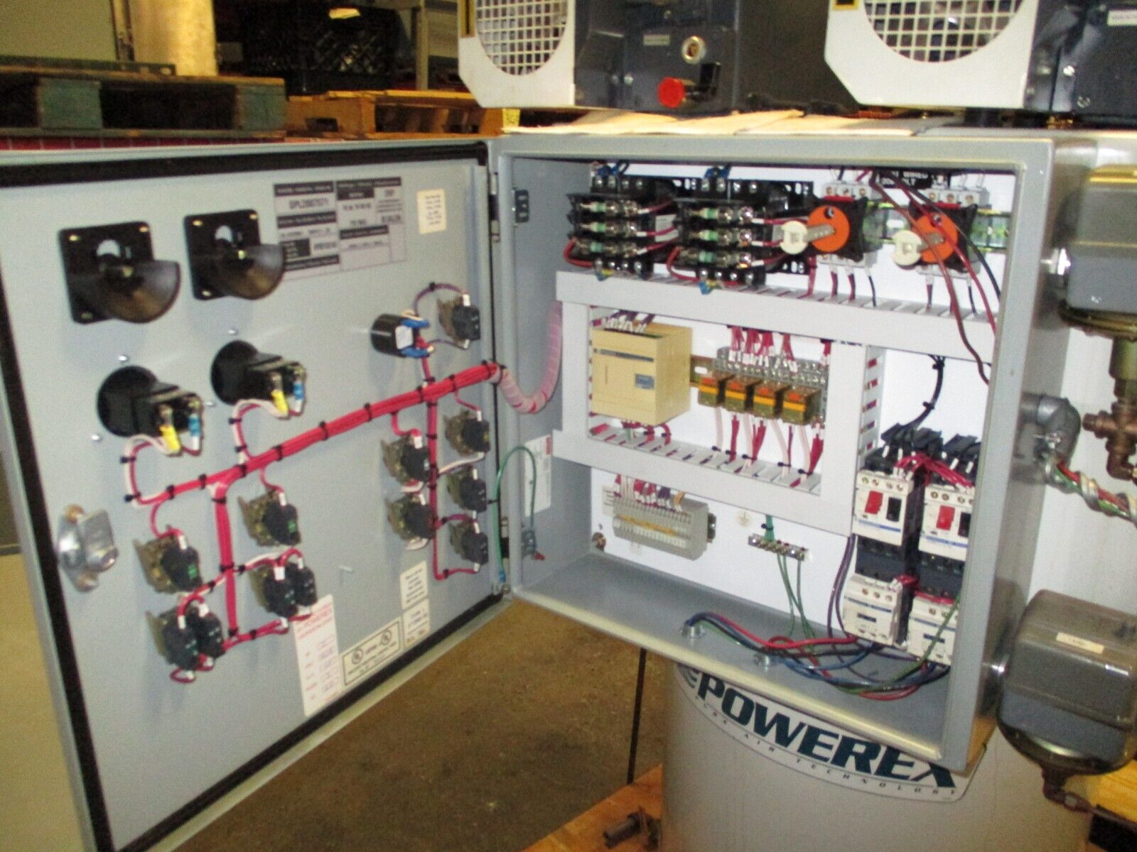 Powerex Air Compressor SPL2887571 2HP 80-Gallon Tank 16 SCFM 208V 3Ph 60Hz Used