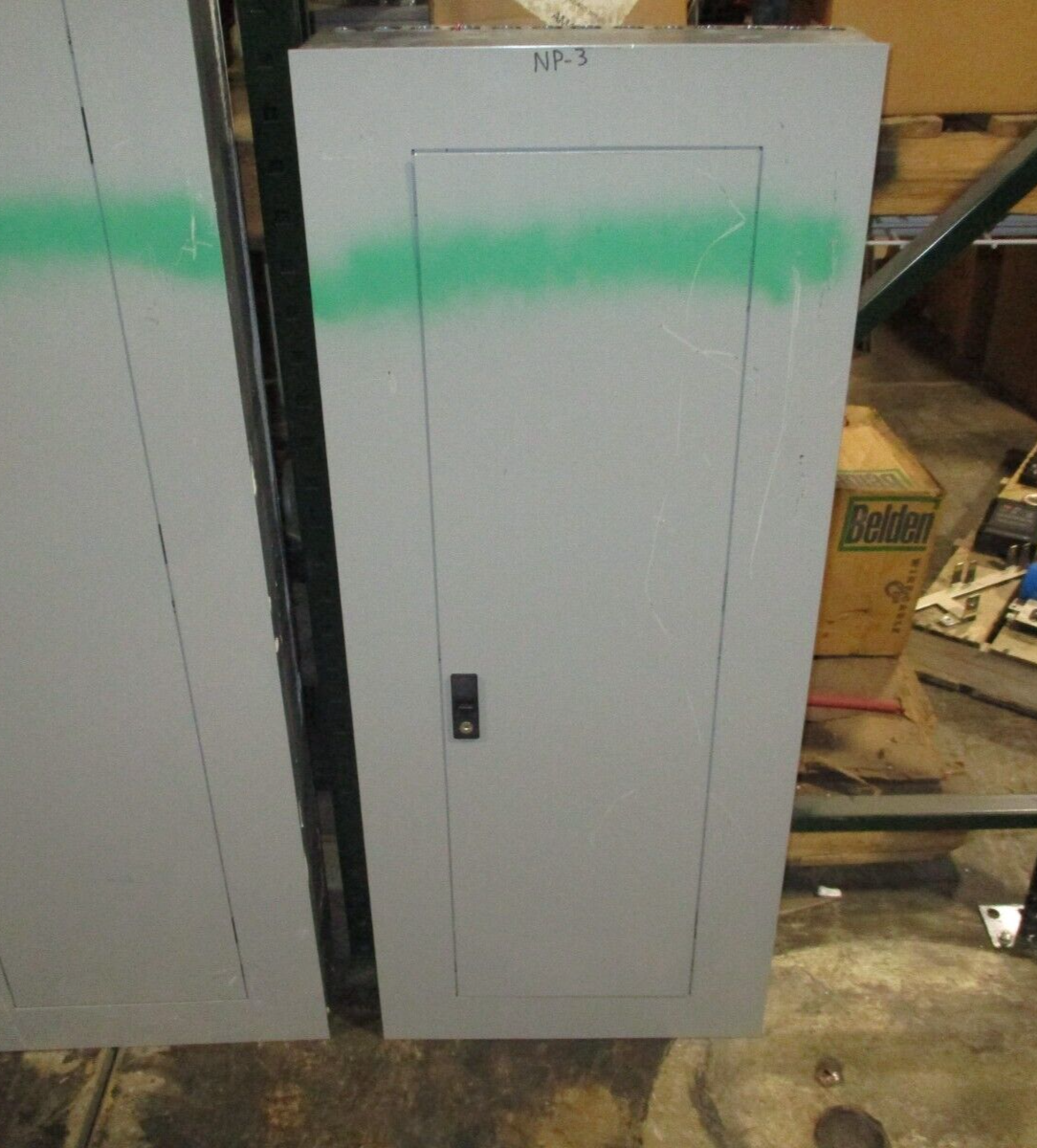 GE Main Lug Breaker Panel AQU3422RCX 225A Max 208Y/120V 3Ph 4W 42-Circuit Used