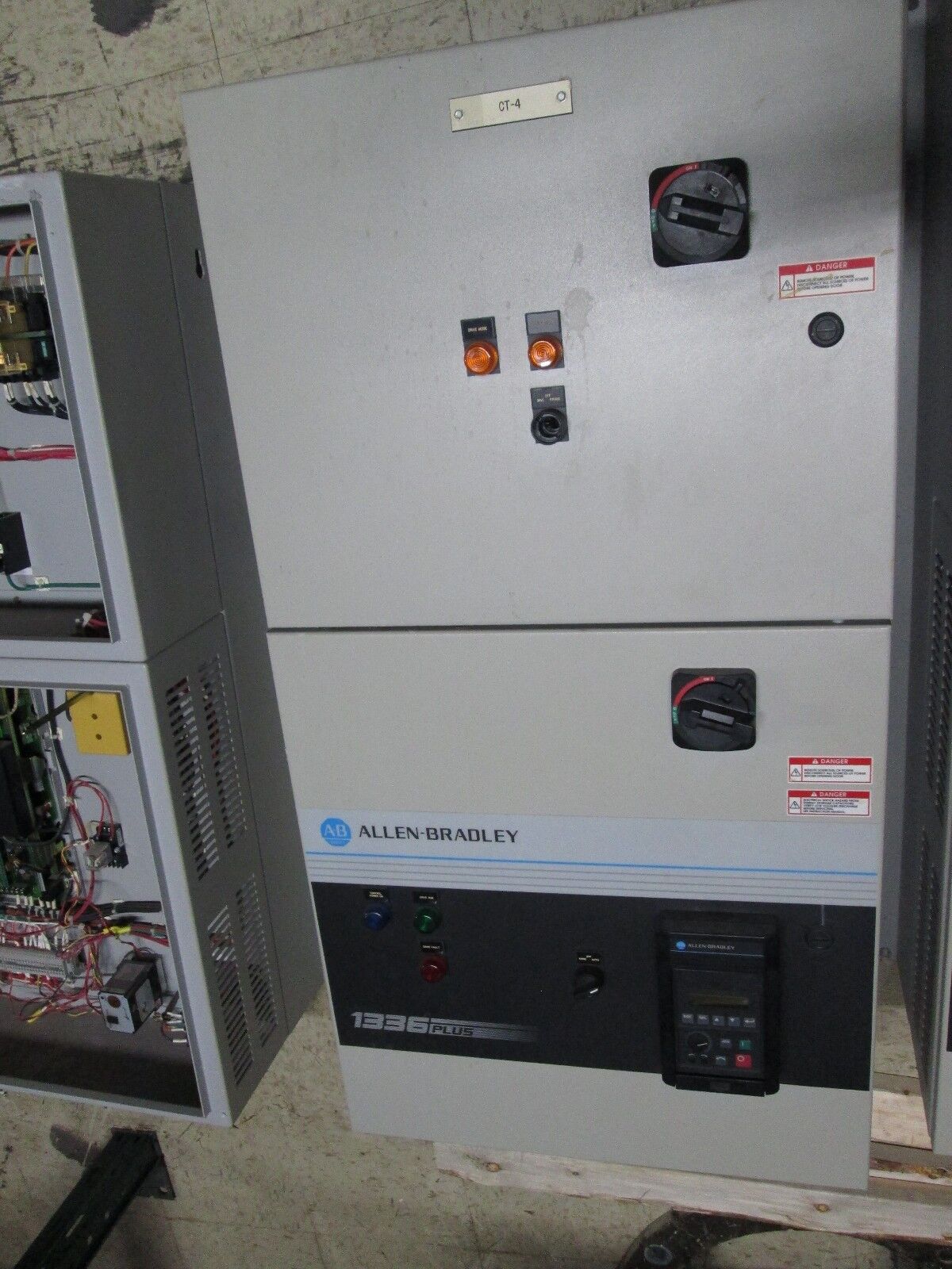 Allen-Bradley 1336 Plus AC Drive w/ Bypass 1336S-B015-AN-EN-L6 15HP 3Ph Used