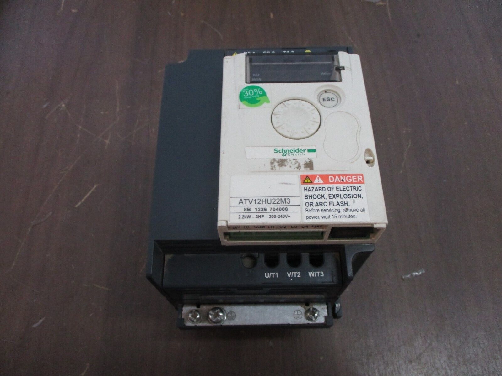 Schneider Electric Altivar AC Drive ATV12HU22M3 3HP 3Ph Used