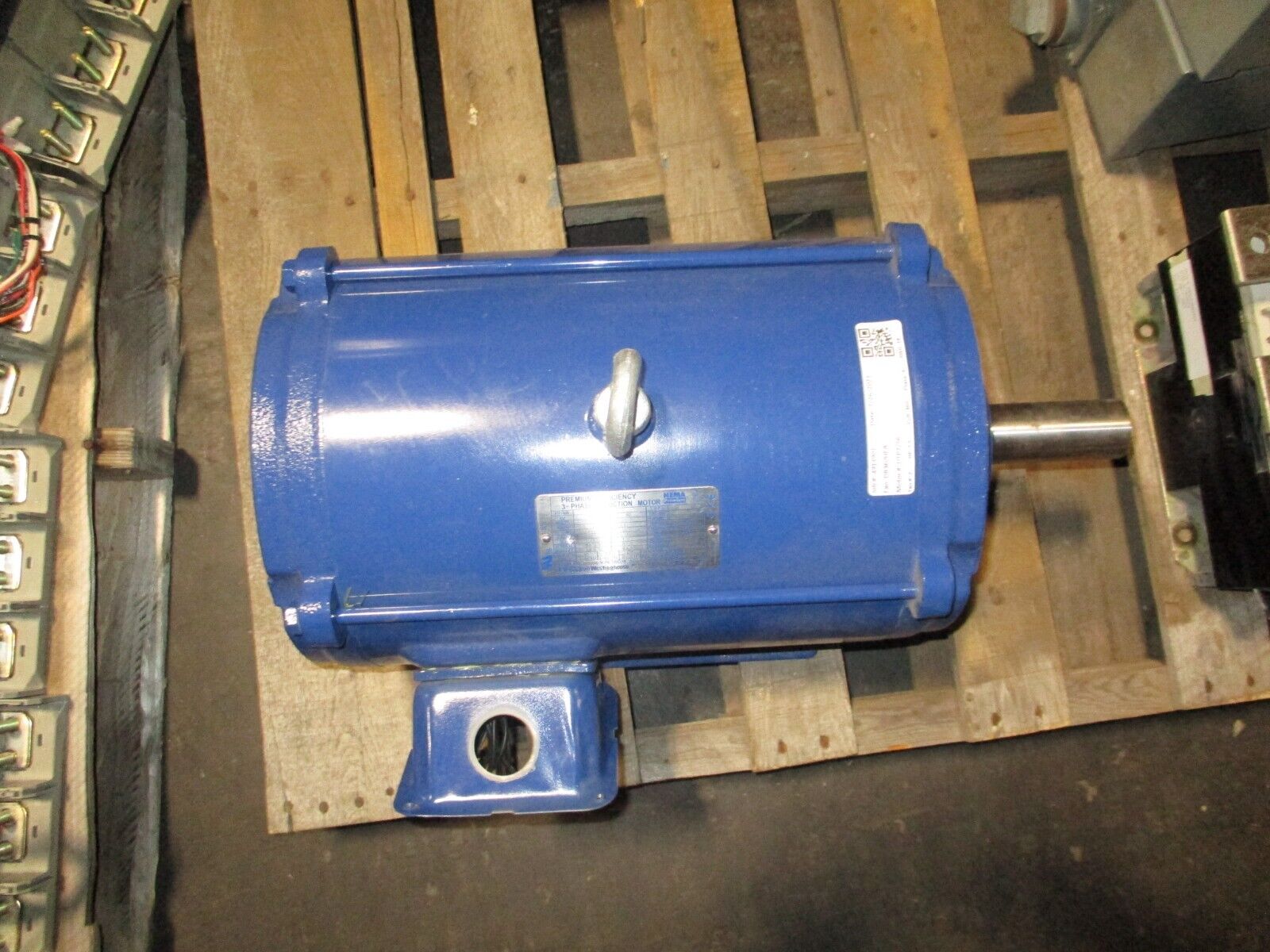 Westinghouse Induction Motor DTP7/56 7.5HP 1200RPM 203/460V 20.2/10.1A 3Ph 60Hz