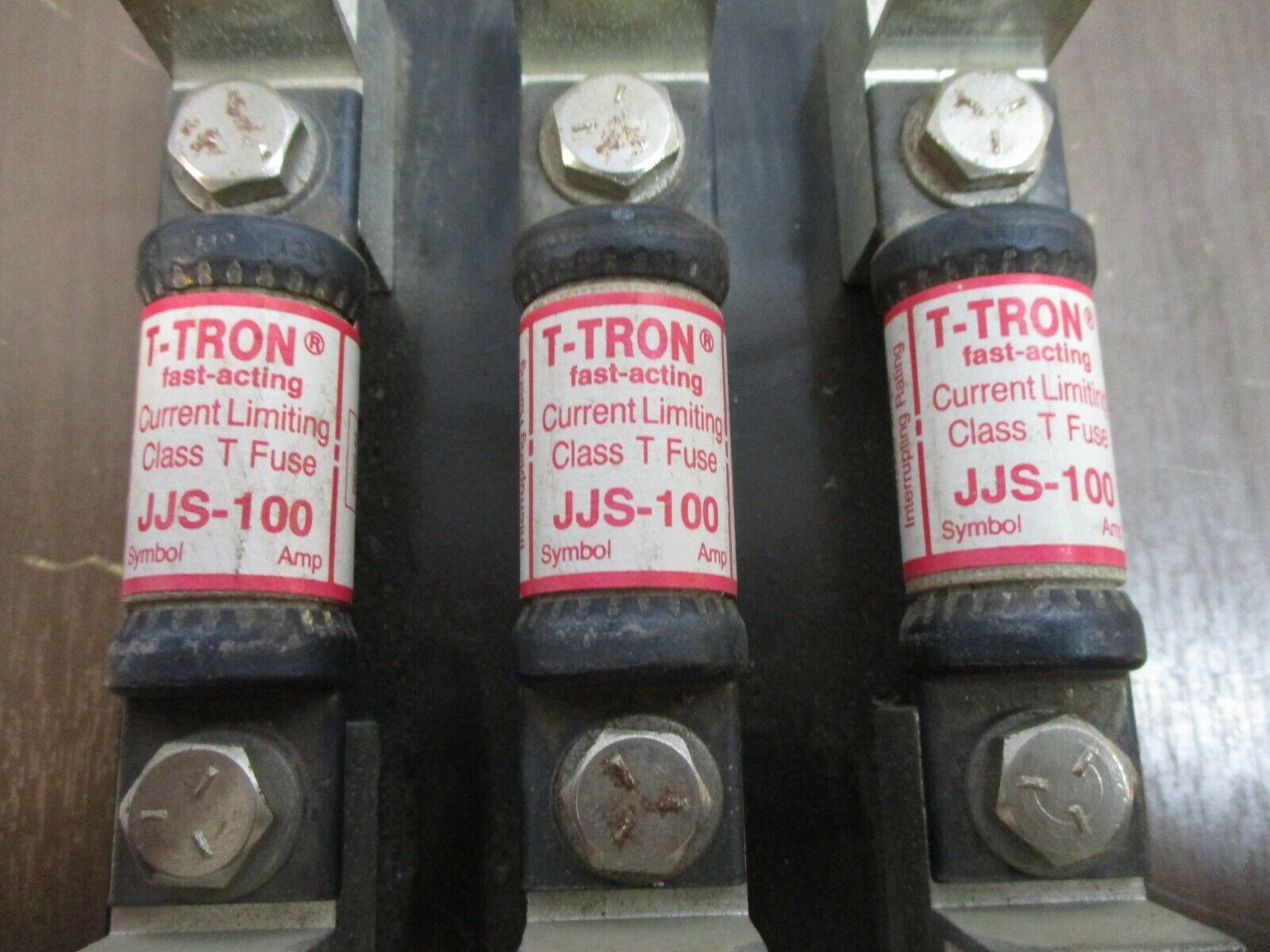 Misc. Brand Fuse Block 100A 600V 3P w/ (3) 100A Fuses Used