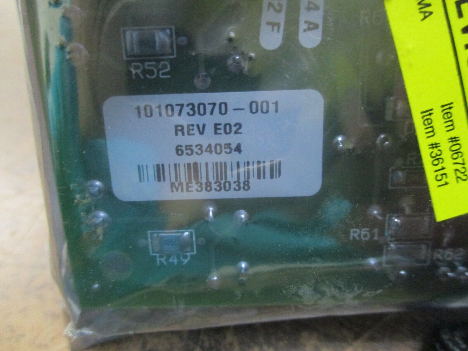 Eaton Bypass Control Board 101073070-001 Rev. E02 New Surplus