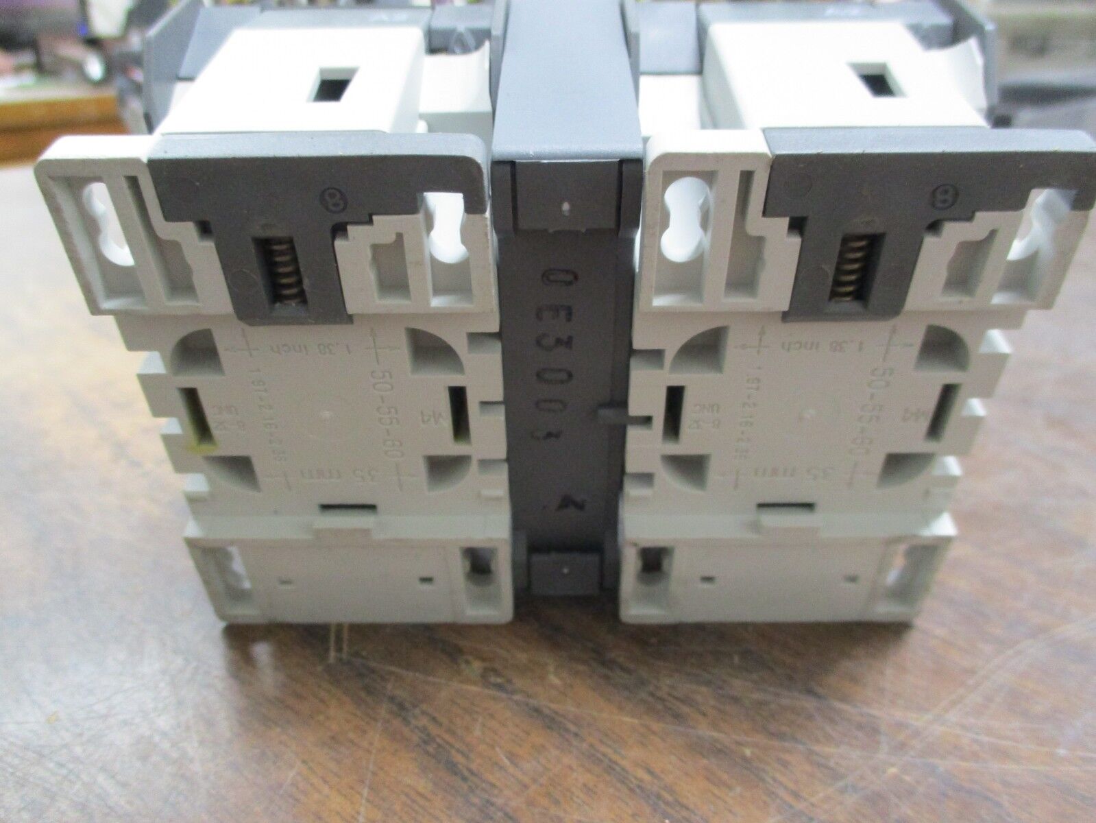 ABB Reversing Contactor A9-30-01 120V Coil 21A 600V w/ (2) Aux Contact Used