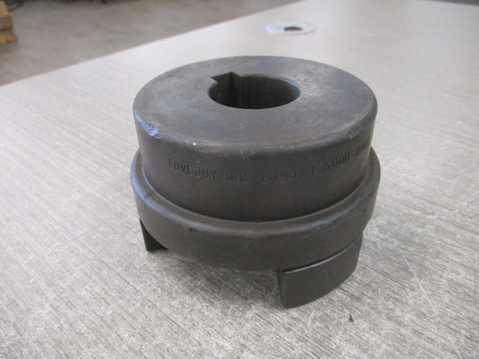 Lovejoy Jaw Coupling Hub L190 Bore: 1 1/2" Used