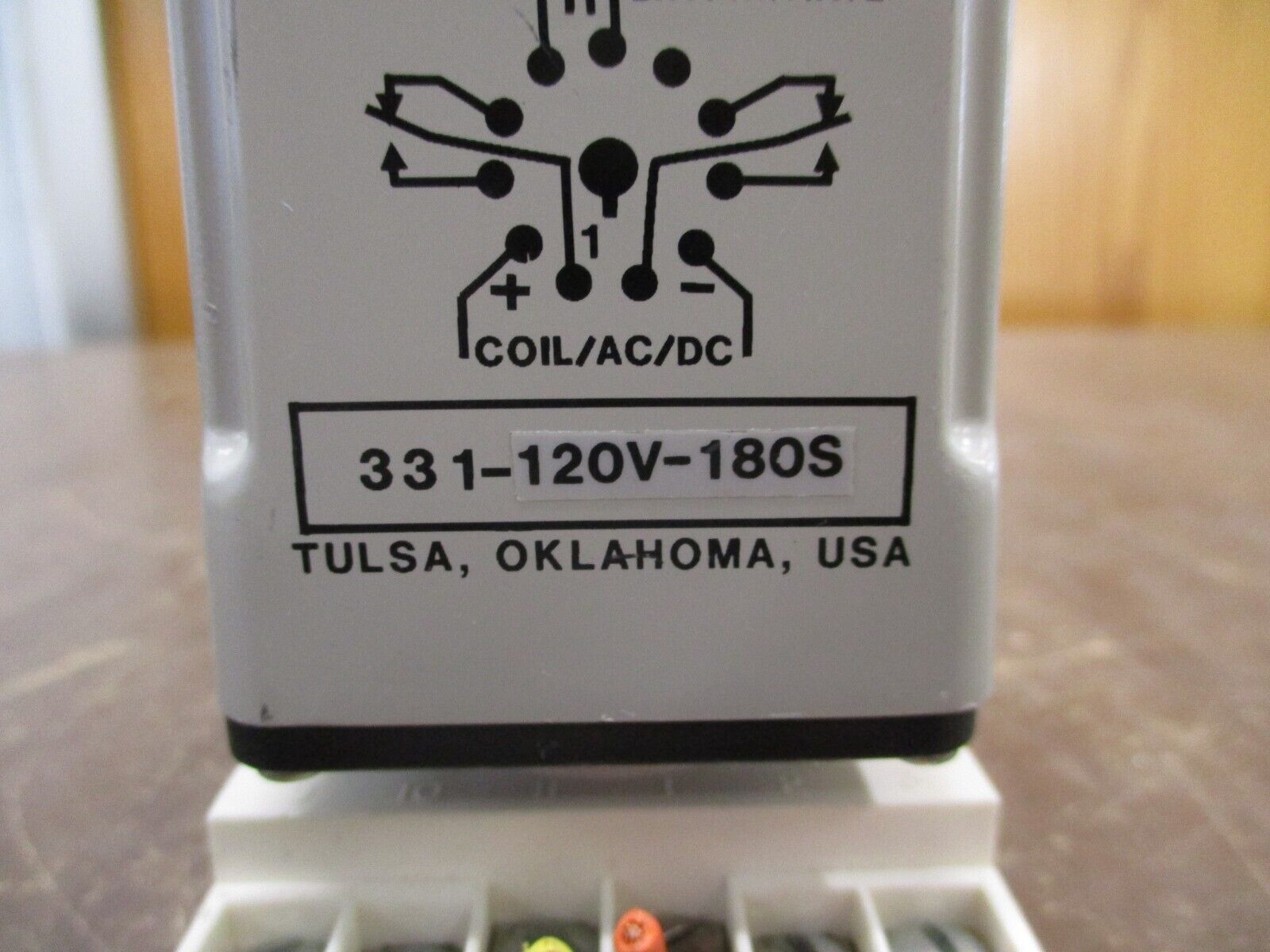 Time Mark Signaline Release Delay Relay 331-120V-180S w/ Base Used