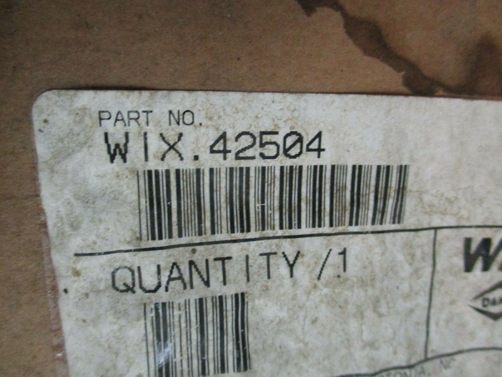 Wix Air Filter 42504 New Surplus