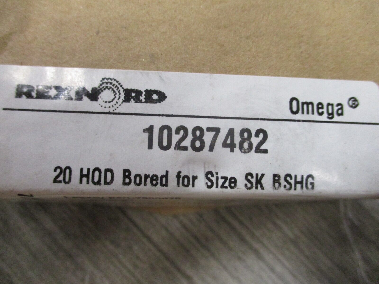 Rexnord Omega 20 HQD Coupling 10287482 Bored for Size SK BSHG New Surplus