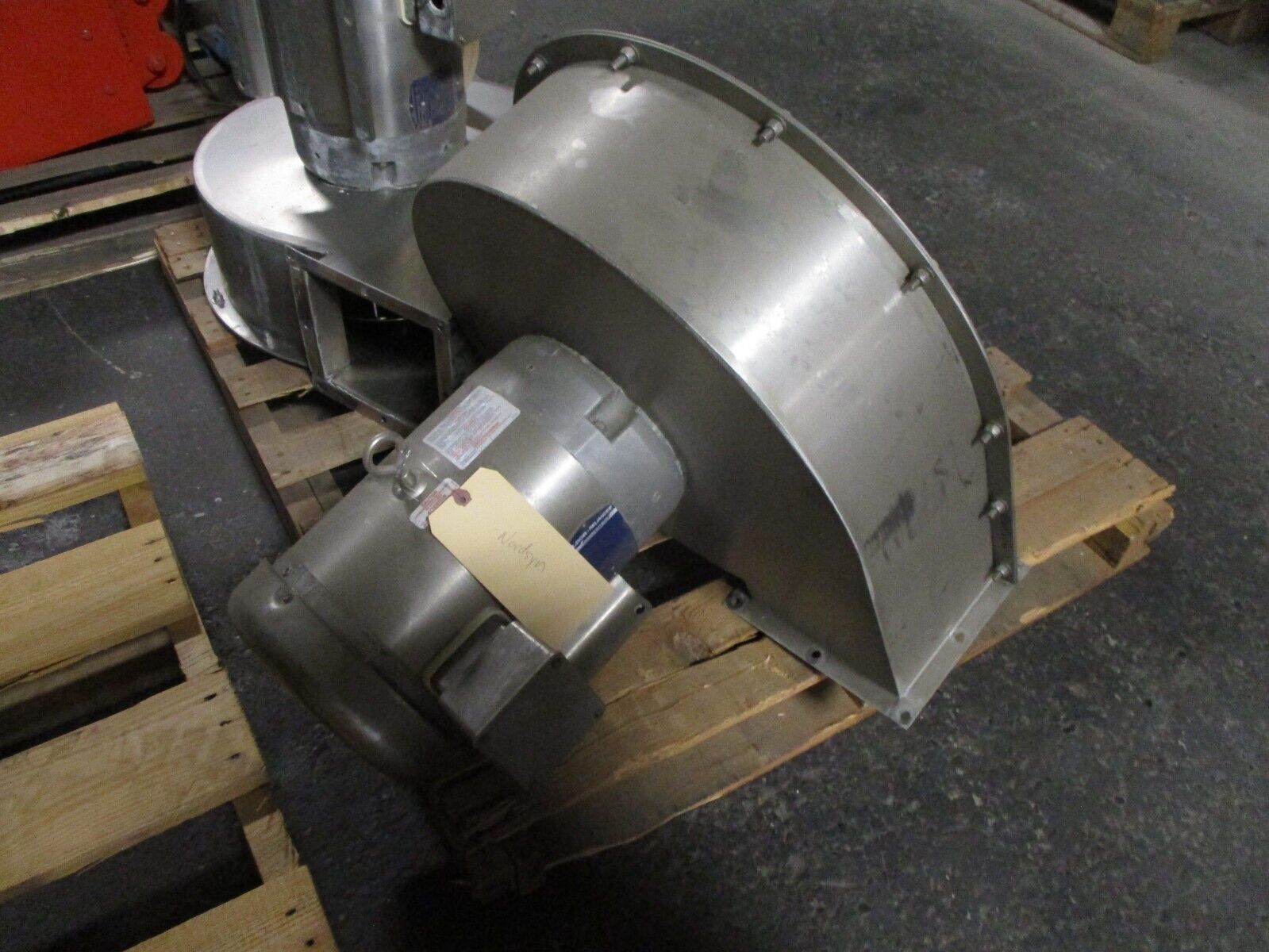 Super-E Stainless Steel Motor w/ Blower CESWDM3709T 7.5HP 3600RPM 230/460V Used