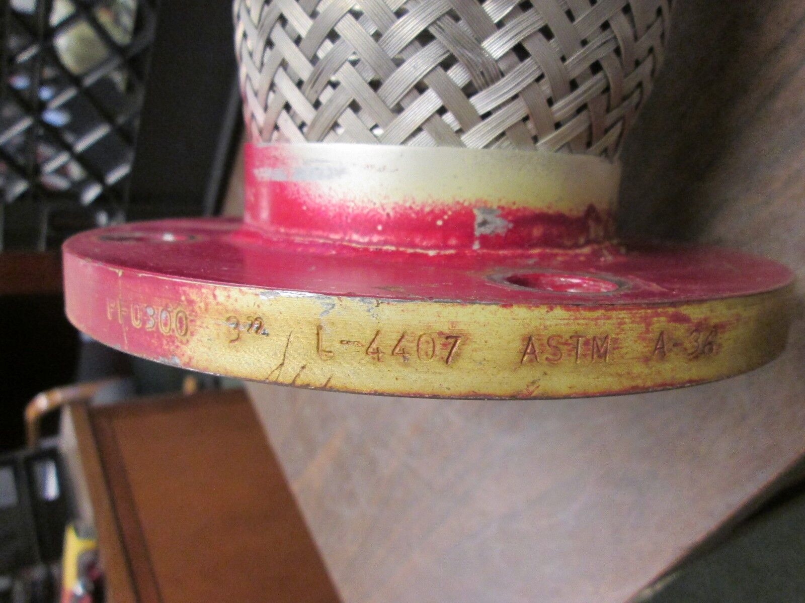 Flexible Metal Conduit Diameter 3" Length Approx 8-1/2" PF0300 L-4407 A-36 Used