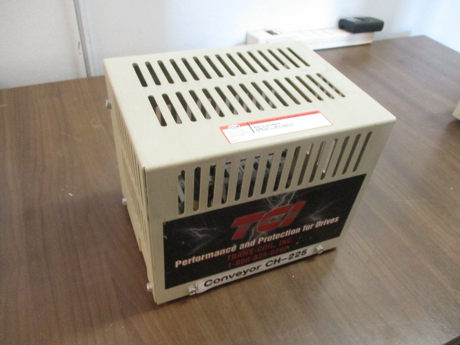 TCI KDR Drive Reactor KDRA1LC1 Motor Amps: 3.4A 3Ph 50/60Hz 600V 6.4A Max Used