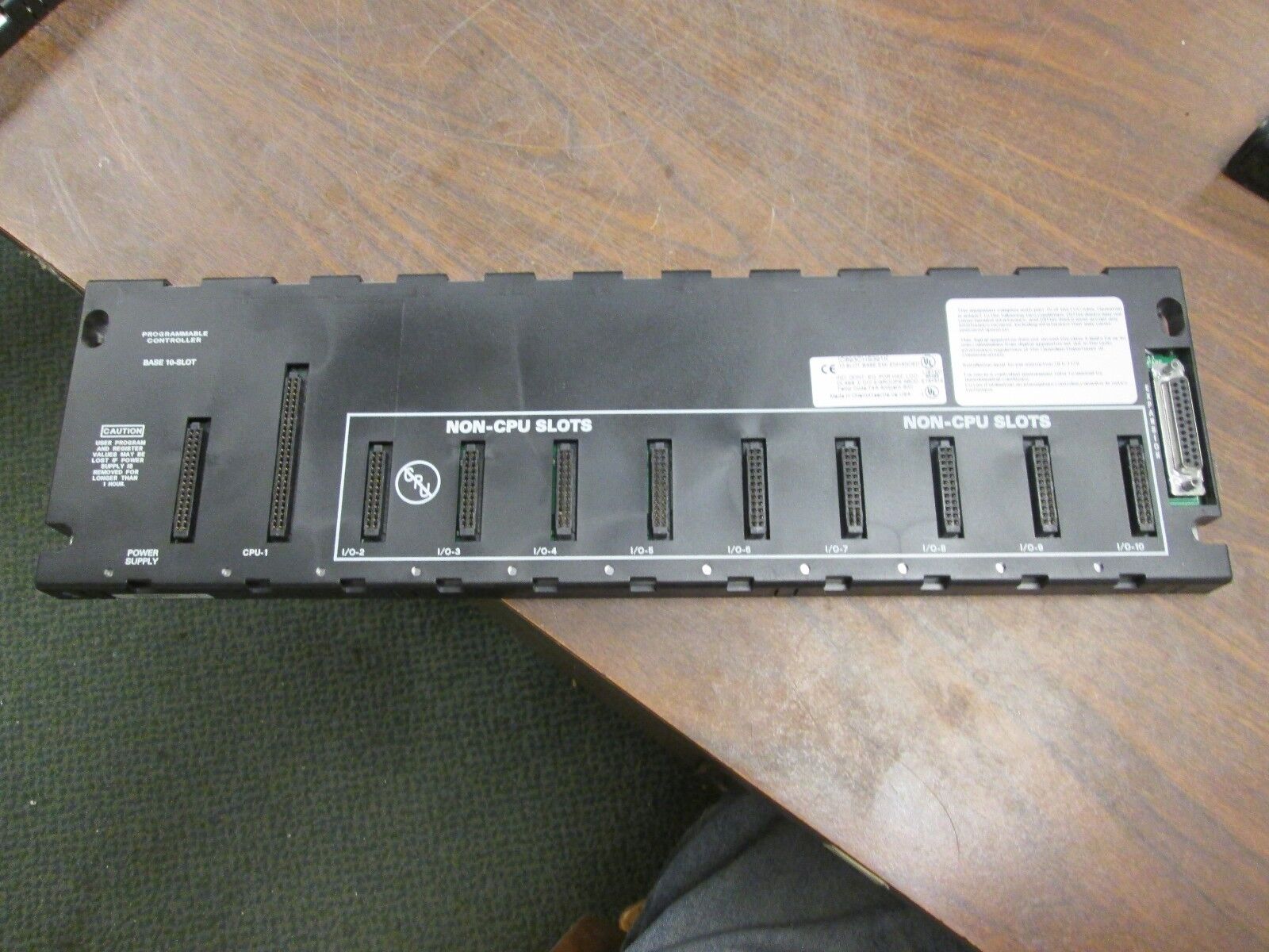 GE Fanuc EMI Enhanced Base IC693CHS391K 10-Slot Used
