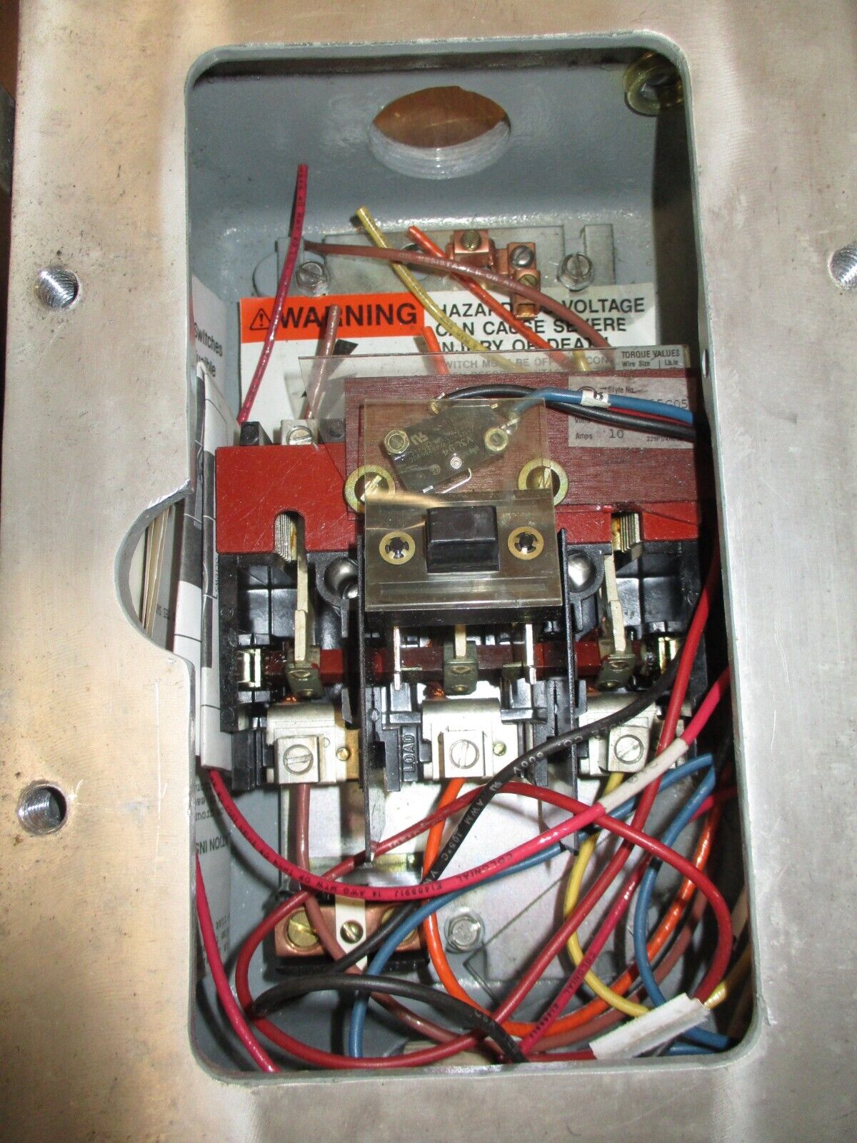 Appleton Explosion Proof Disconnect Switch EDS-3036 30A 600V 3P Used